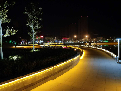 寶典電氣集團申報【蒙城縣城南新區2016年(逍遙公園、夢蝶公園、鯤鵬公園)三個公園亮化】參與優秀照明工程案例評選|中國照明行業2019年金手指獎